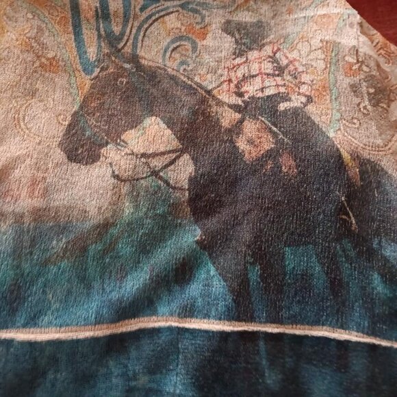 Cactus Cowgirl 2-pc 3/4 sleeve sweater /jacket & matching tank. SZ Med (L also) - Picture 4 of 5